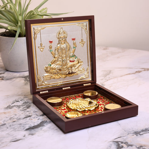 Lakshmi Mata Premium Pooja Gift Box/Pooja Peti